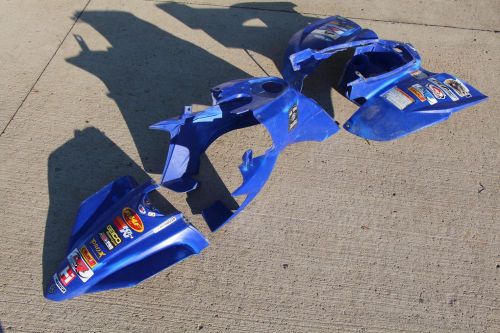 Yamaha yfz450 fenders plastic body front rear  yfz 450 2004-2008 blue g-8