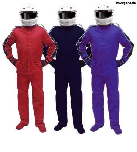 Pyrotect sportsman deluxe sfi-1 single layer 2-piece drivers suit-fire suit  ..