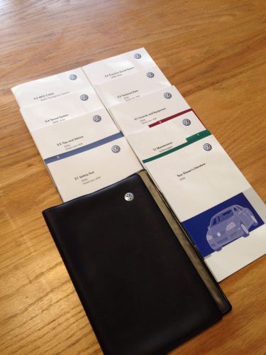2006 volkswagen vw jetta owner's  literature with case