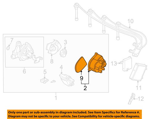 Honda oem-distributor cap 30102p54006