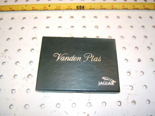 Jaguar 1986 vanden plas driving experience jaguar green 1 box with lid/ empty