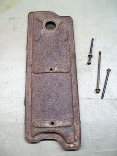 1955 cadillac engine lifter push rod valley cover 331 cid intake 54 53 used