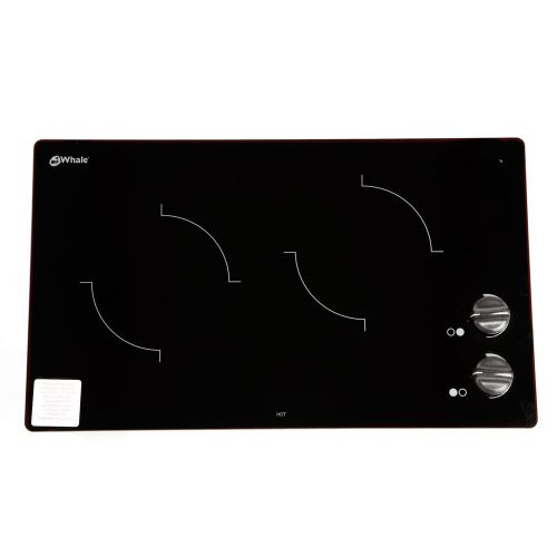 Whale seaward princess 2 burner frameless cooktop 120v pencil edge 2247-ac-5100
