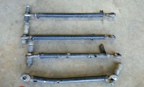 Set of four 4 bars &amp; heims dirt late model imca race car