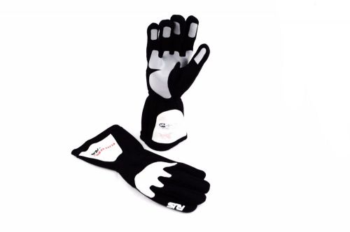 Rjs racing sfi 3.3/1 elite driving racing gloves black size 2x large 600030122