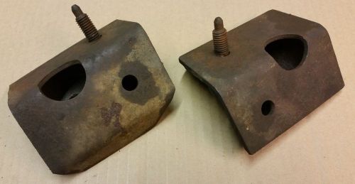 1961-1966 ford thunderbird 390 engine mount bracket pair used big block t-bird