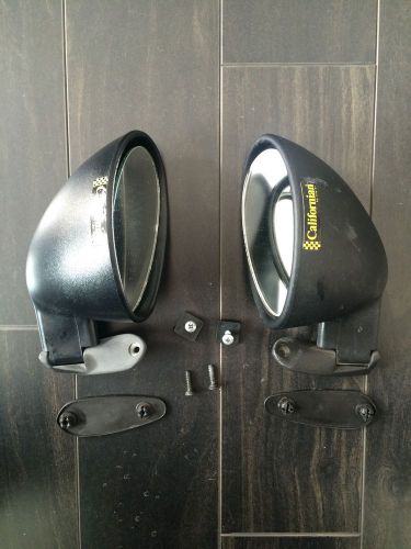 Used californian by vitaloni mirror motorcycle set