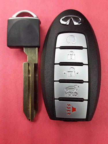 Infiniti qx60 jx35 smart key less entry remote fob with new uncut key blade