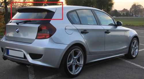 Bmw series 1 e81 e87 rear roof spoiler aero look new