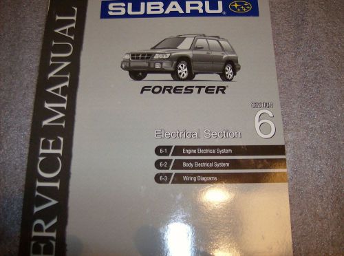 Subaru repair manual factory p/n msa5t9915a 1999 forester electaical #6