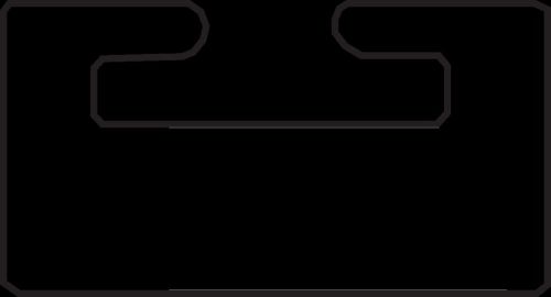 Garland - replacement slide ski-doo black p550-409 01-5200-2-01-01