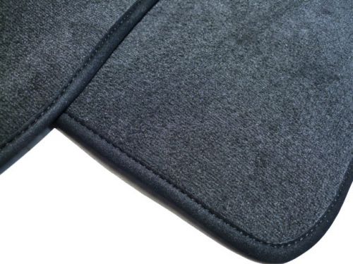 Trunk carpet set dark grey velours for volvo p 1800 s + e