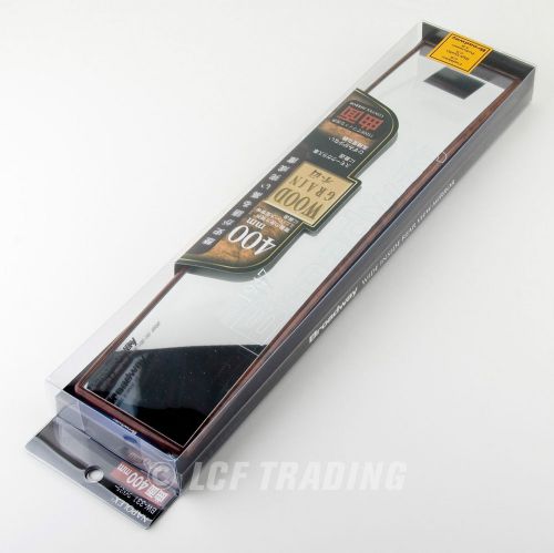 Genuine napolex broadway wide view mirror - wood grain look 400mm convex bw-331