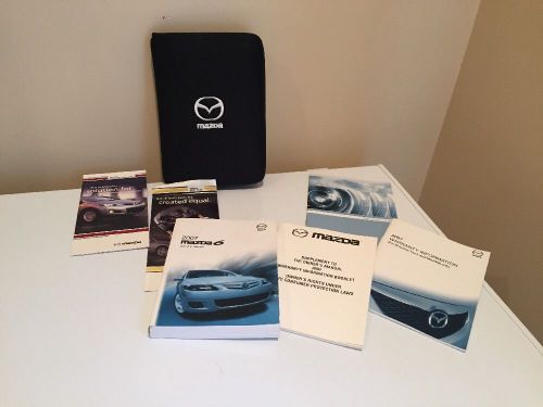 2007 mazda 6 mazda6 owners manual books &amp; case