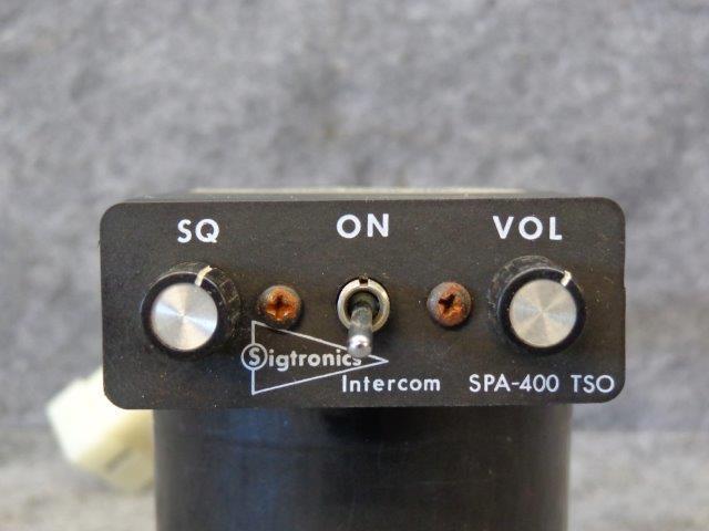 Sigtronics intercom  p/n spa-400  s/n 6022682