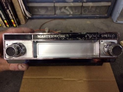 Vintage auto masterwork 8 track player model # m-8200