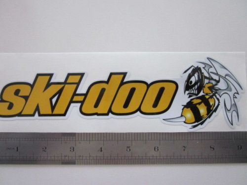 Ski-doo killer bee vinyl decal snowmobile