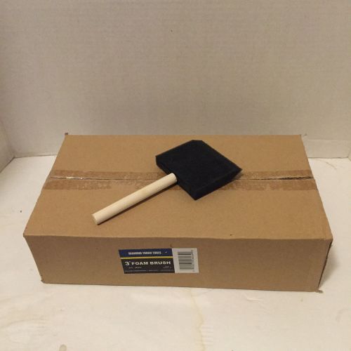 Sell Diamond Tough Tools 3" Foam Brush, Box of 24, New and Unopened. in