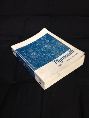 Service manual for 1967 plymouth barracuda - belvedere - fury - gtx - satellite