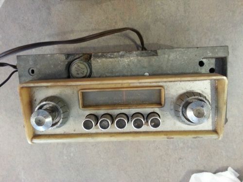 Dodge dart  all transistor   radio with faceplate year unknown