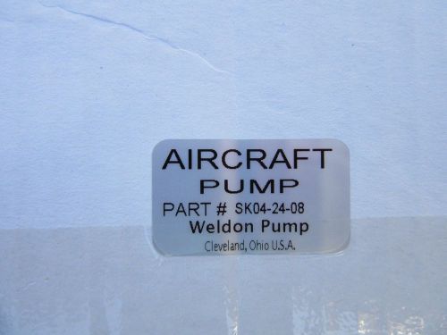 Weldon pump
