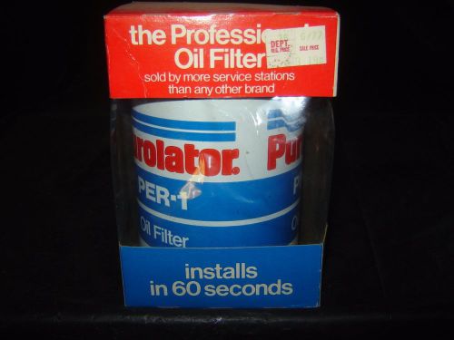 Vintage purolator per-1 oil filter 1950-1970