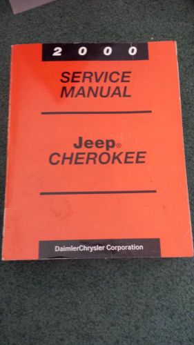 2000 service manual jeep cherokee xj