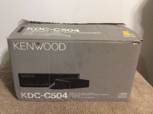 Kenwood 10 disc cd auto changer kdc-c504 - new in box