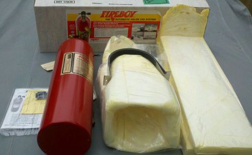 Fireboy automatic marine 150cg fire extinguisher halon 1301 system 750 cu ft nos
