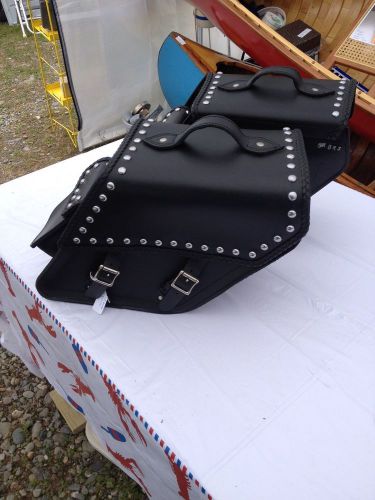 L&amp;j u.s. made dyna glide leather side bags