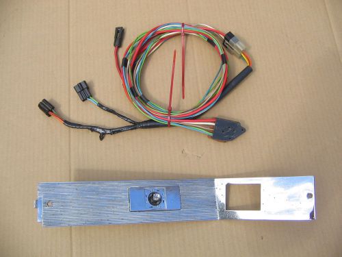 4-way power seat track switch &amp; bezel &amp; wiring harness 1963 64 65 buick riviera