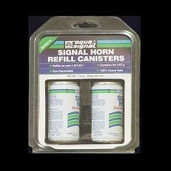 Aqua signal 1.4 oz air horn refill canisters pair (2) marine boat