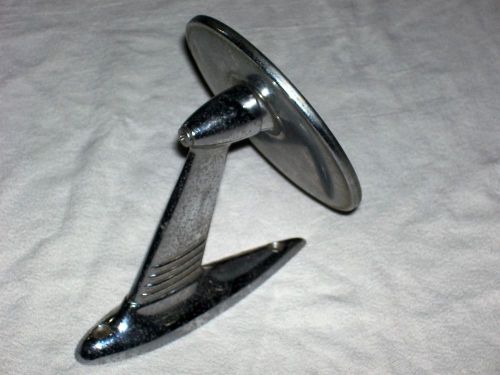 Vintage chrome side view mirror round 60`s 70`s? used