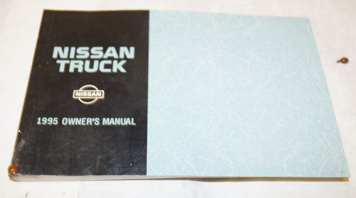 1995 nissan truck owners manual book