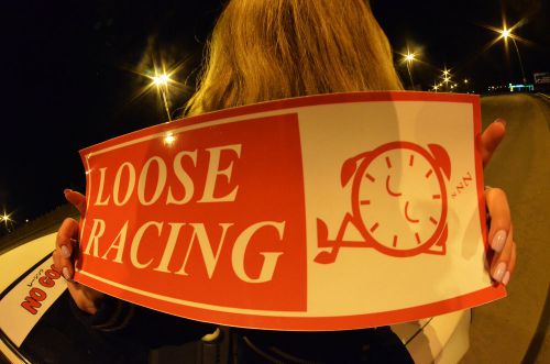 Loose racing kanjo decal sticker bye bye police kanjozoku honda no good racing