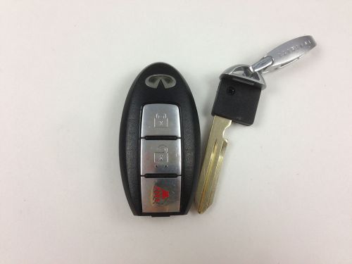 Infiniti oem 05-08 fx35 fx45 smart key less remote with uncut insert fx 35 blank