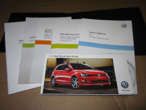 2015 volkswagen golf owners manual with navigation - j0971