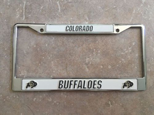 Colorado buffaloes license plate frame