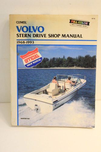 Clymer volvo stern drive shop manual 1968-1993