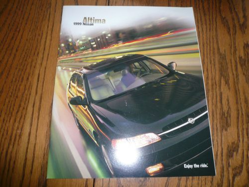 1999 nissan altima sales brochure