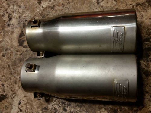 Dc sports ex-1011 stainless steel bolt-on exhaust tips