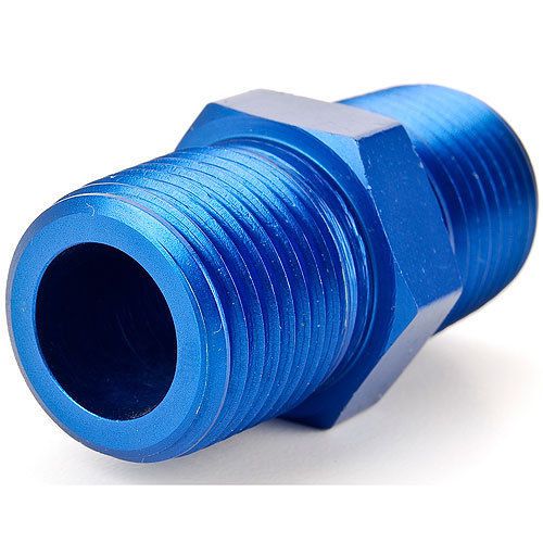 Russell 661520 union fitting 3/8'' npt male blue anodized finish