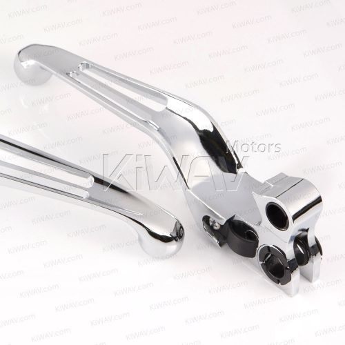 10202a chrome lever kit for harley 01-06 softail deuce efi fxstdi usa stock