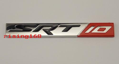 New 3d car metal emblems badges decal for 2006 dodge ram viper srt10 r89