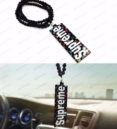 Fashion supreme mode car auto rearview mirror pendant ornament hanging charm