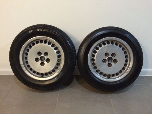 Alfa romeo 75 milan italy factory original speedline wheel set x2