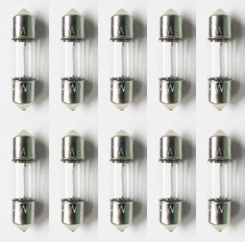 Box of 10 bulbs #5157, festoon, 6v, 3w, 8 * 29mm