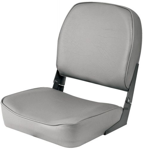 Shoreline marine low back boat seat gray