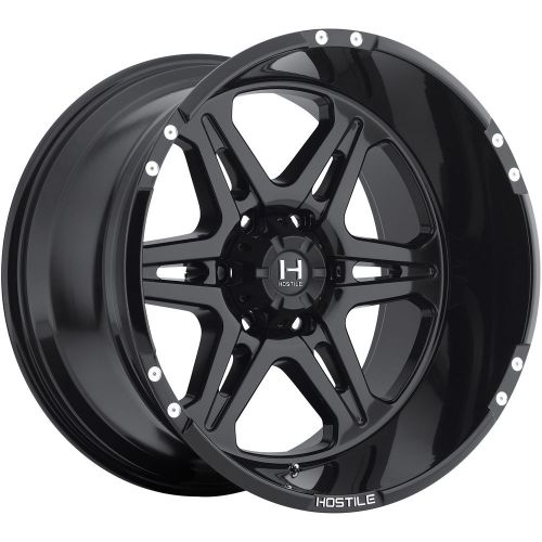 20x10 black hostile havoc h102 6x135 -19 wheels couragia mt lt33x12.5r20 tires