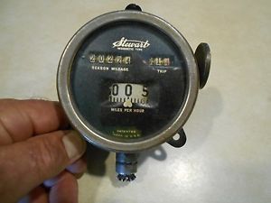 Stewart  speedometer magnetic type black face dial